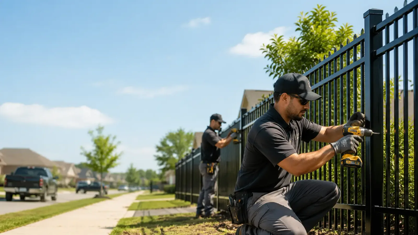 Metal Fence Installation in Denison, TX